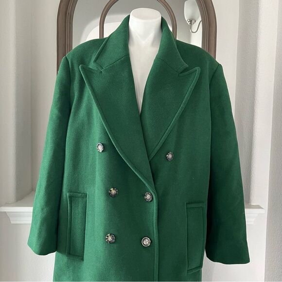 Michael Kors Mensy Double-Breasted Wool Blend Coat, NWT, Size XL - Picture 9 of 16
